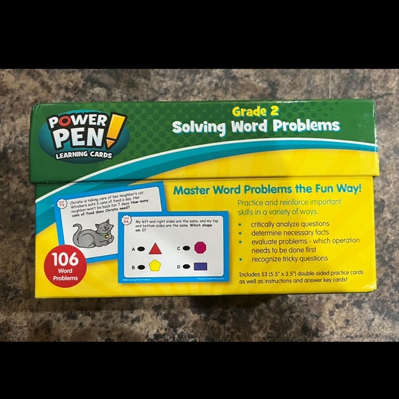 $5 POWER PEN 2nd GRADE SOLVING WORD PROBLEMS. NEVER USED $5 WHEN BUNDLED WITH 3 - Picture 7 of 9